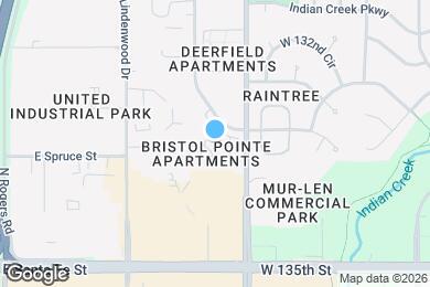 Map image of the property - Bristol Pointe Apartments