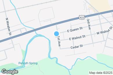 Map image of the property - 115 1st Ave