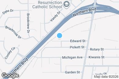 Map image of the property - 412 Edward St