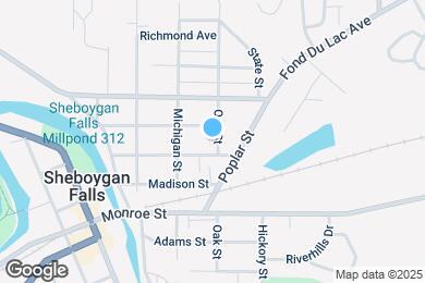 Map image of the property - 215 Oak St