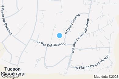 Map image of the property - 5190 W Pso Del Barranco