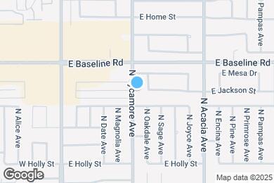 Map image of the property - 1117 N Sycamore Ave