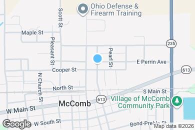 Map image of the property - 245 N Liberty St