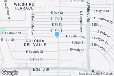 Map image of the property - 6042 E Eastland St