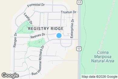 Map image of the property - 1209 Bon Homme Richard Dr