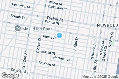 Map image of the property - 1926 Pierce St