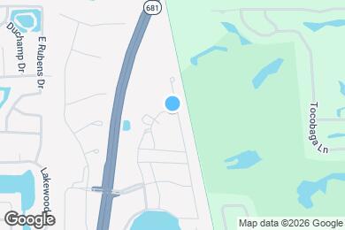 Map image of the property - 15101 Cuzcorro Ct