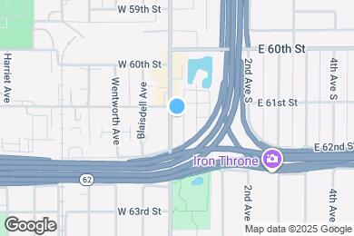 Map image of the property - 6115 Nicollet Ave