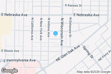 Map image of the property - 717 E La Salle St
