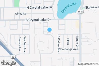 Map image of the property - 1688 Crystal Park Cir