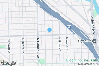 Map image of the property - 1910 W Armitage Ave