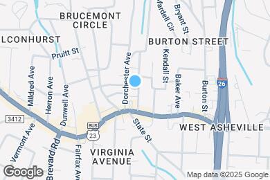 Map image of the property - 32 Balm Grove Ave