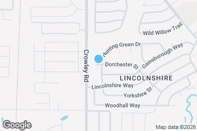 Map image of the property - 1816 Hunting Green Dr