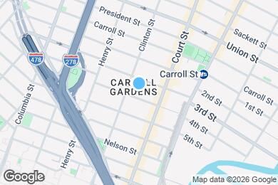 Map image of the property - Spacious 2-Bed 1 Bath / Carroll Gardens