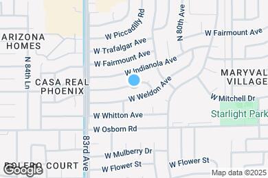 Map image of the property - 8135 W Clarendon Ave