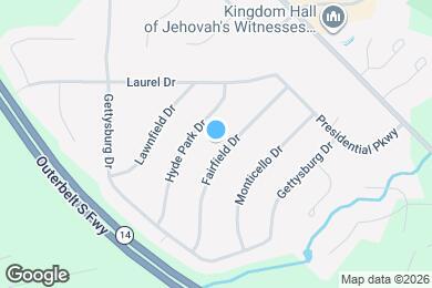 Map image of the property - 9408 Fairfield Dr