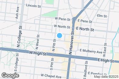 Map image of the property - 55 W Louther St