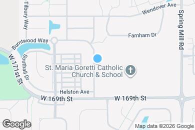 Map image of the property - 17051 S Burntwood Way