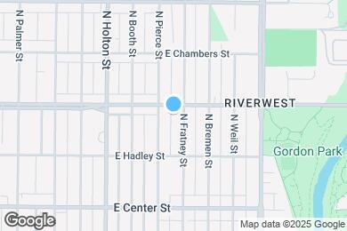 Map image of the property - 2867 N Fratney St