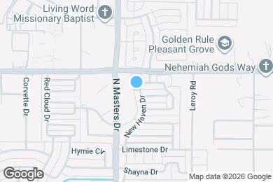 Map image of the property - 2041 New Haven Dr