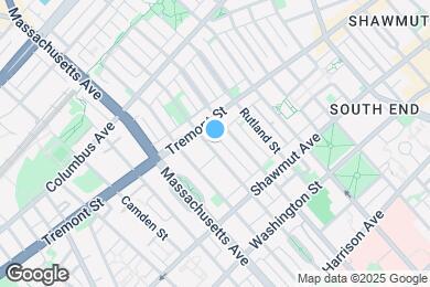 Map image of the property - 87 Worcester St
