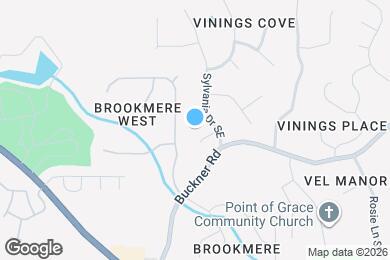 Map image of the property - 807 Sylvania Ct SE