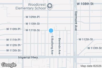 Map image of the property - 11115 S Budlong Ave