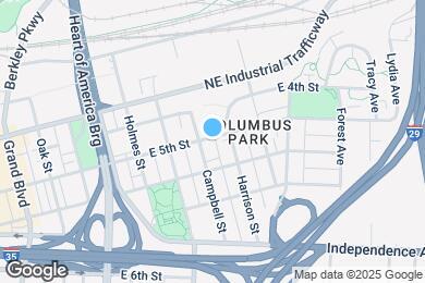 Map image of the property - 911 E 5th St