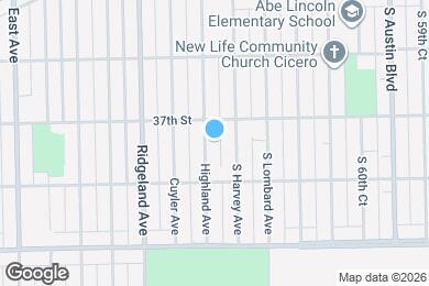 Map image of the property - 3717 Highland Ave