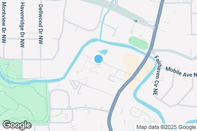 Map image of the property - 124 Peachtree Memorial Dr NW