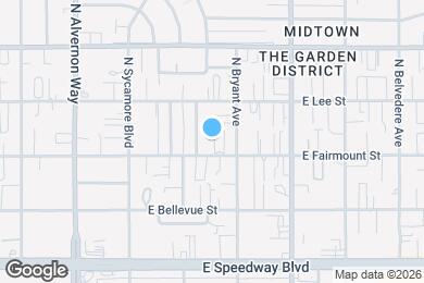 Map image of the property - 4135 E Fairmount St