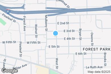 Map image of the property - 2033 E 4th St