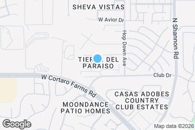 Map image of the property - 8459 N Placita De La Manzana
