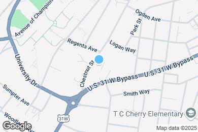 Map image of the property - Ogden Place Apartments