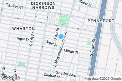Map image of the property - 1810 E Moyamensing Ave