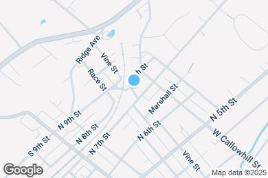 Map image of the property - 711 Vine St
