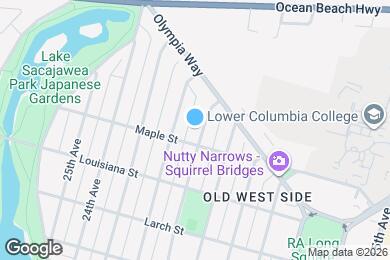 Map image of the property - 1615 21st Ave