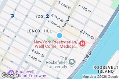 Map image of the property - 1270 First Avenue