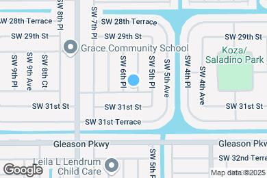 Map image of the property - 3016 SW 6th Ave
