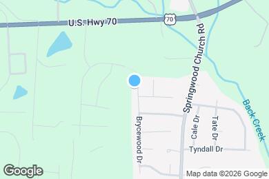 Map image of the property - 225 Brycewood Dr