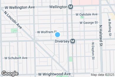 Map image of the property - 1034 W Diversey Pky