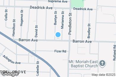 Map image of the property - 2730 Barron Ave