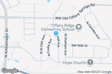 Map image of the property - 9014 N Hull Ave