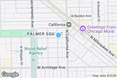 Map image of the property - 2129 N Mozart St