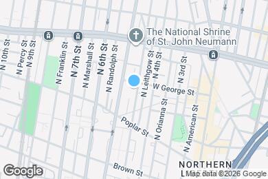 Map image of the property - 968 N Lawrence St