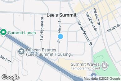 Map image of the property - 409 SW Madison St