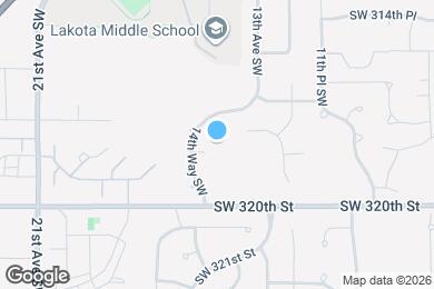 Map image of the property - 1418 SW 319th Ct