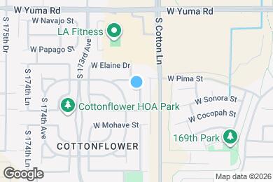 Map image of the property - 1640 S 171st Dr