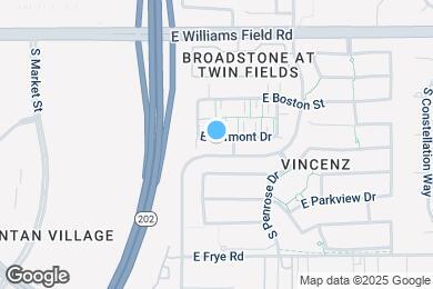 Map image of the property - 2467 E Vermont Dr