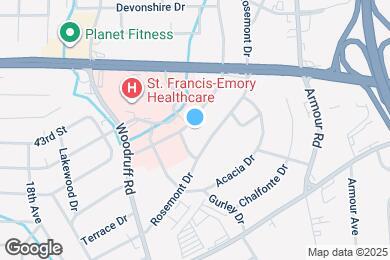 Map image of the property - 4208 Saint Francis Ave